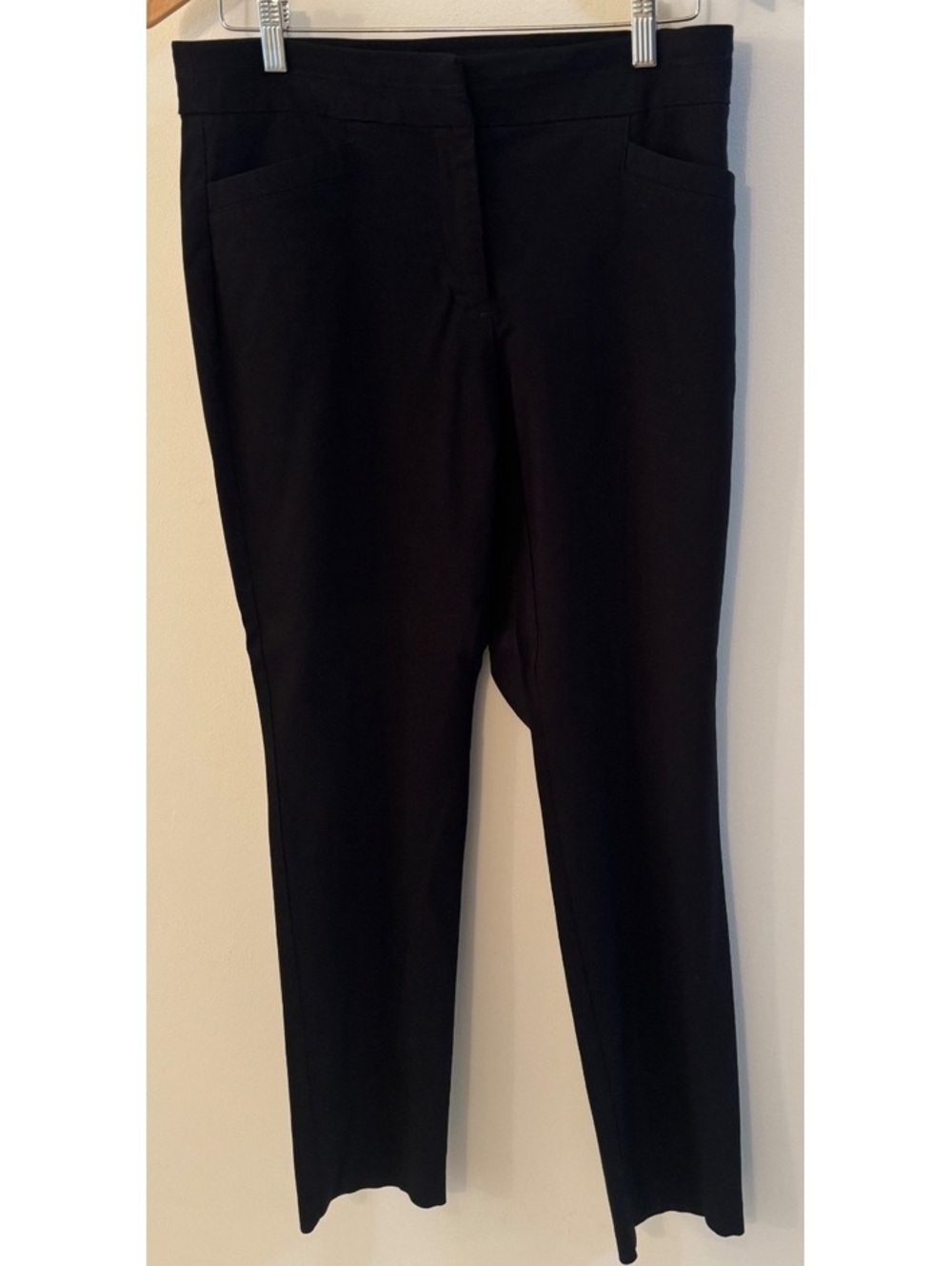 Briggs Women's Black Stretch Rayon Blend Pants Size 10